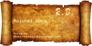 Reichel Dóra névjegykártya